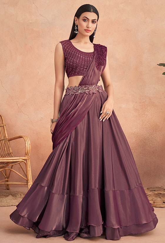 Lehenga Style Sarees Collection | 3d-mon.com