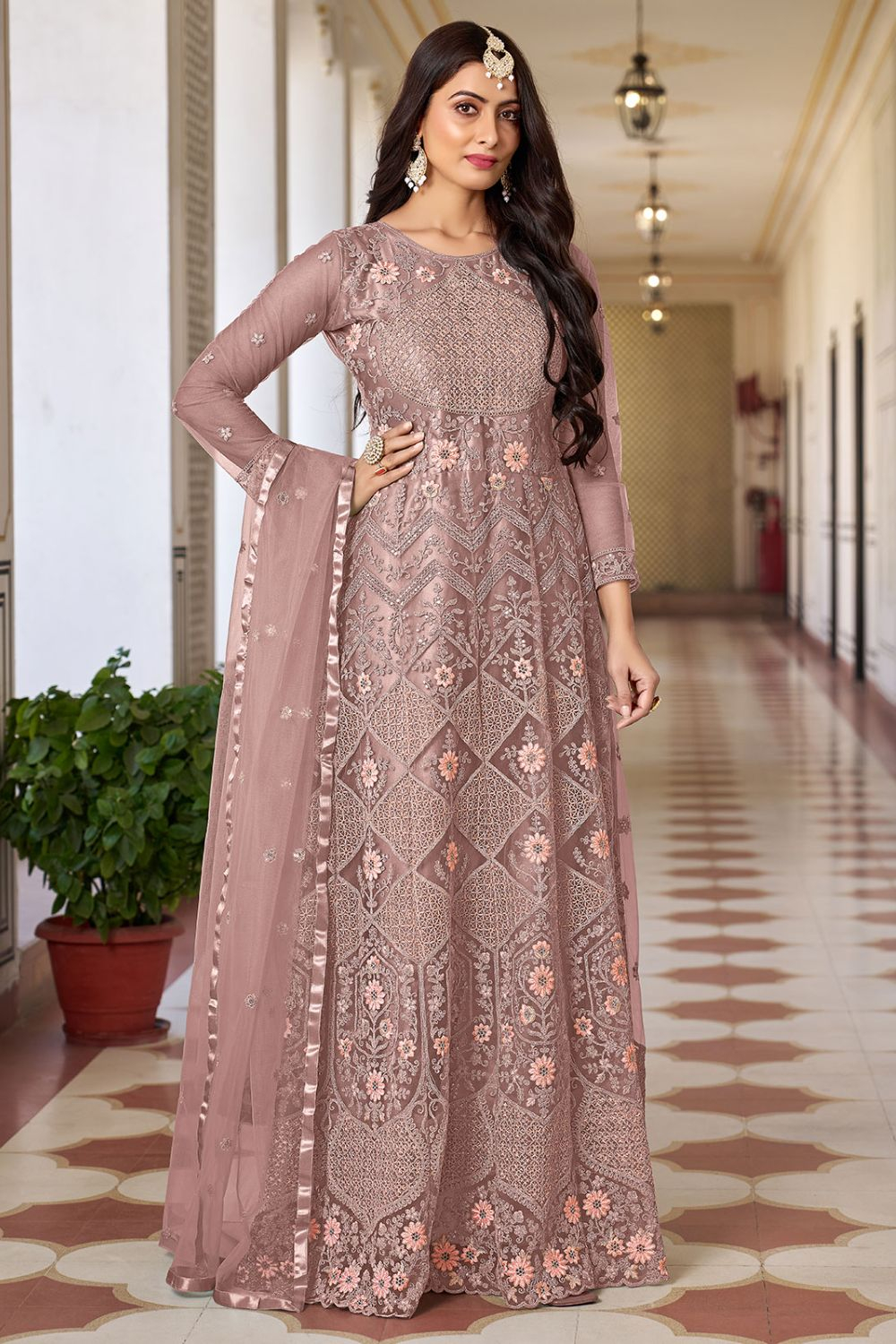 Old anarkali outlet dress