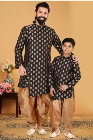 Dad and son ethnic on sale wear