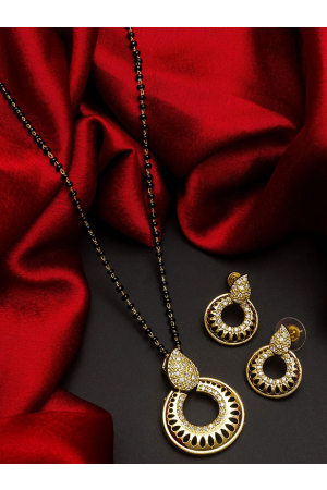 Gold Plated Studded Mangalsutra