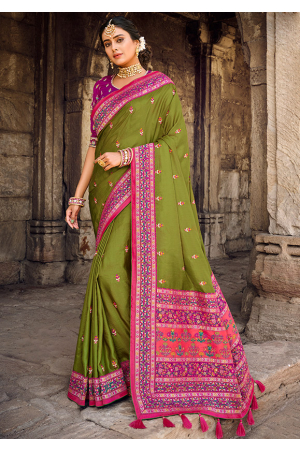 Reception Khatli Work Sarees online shopping | Page 47