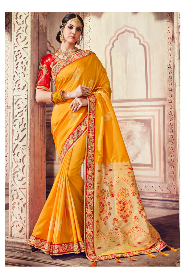 Beautiful Light Color Georgette Heavy Sequence Work Designer Saree Blo –  Lehenga Closet