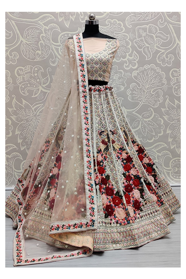 Buy Alluring Light Peach Color Sangit Outfit Designer Lehenga Choli for  Women,ready to Wear Lehenga Choli Embroidered Lehenga Choli Online in India  - Etsy