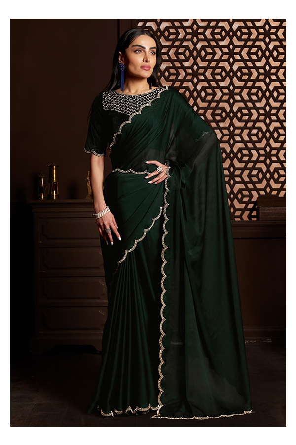 Buy Ronisha Vaani Designer Chiffon Saree Collection