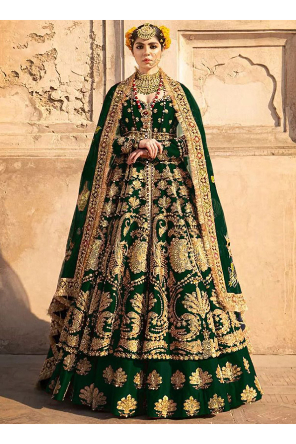 Check Out These Latest Green Lehenga Designs for Your Wedding!