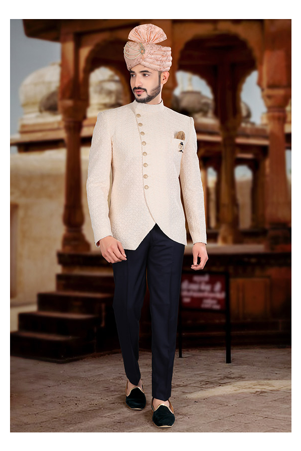 Cream Colour Designer Jodhpuri Suit,jodhpuri Suit for Wedding Indian Ethnic  Jodhpuri,jodhpuri,mens Wedding Suit Groomsmen Dress for Wedding - Etsy