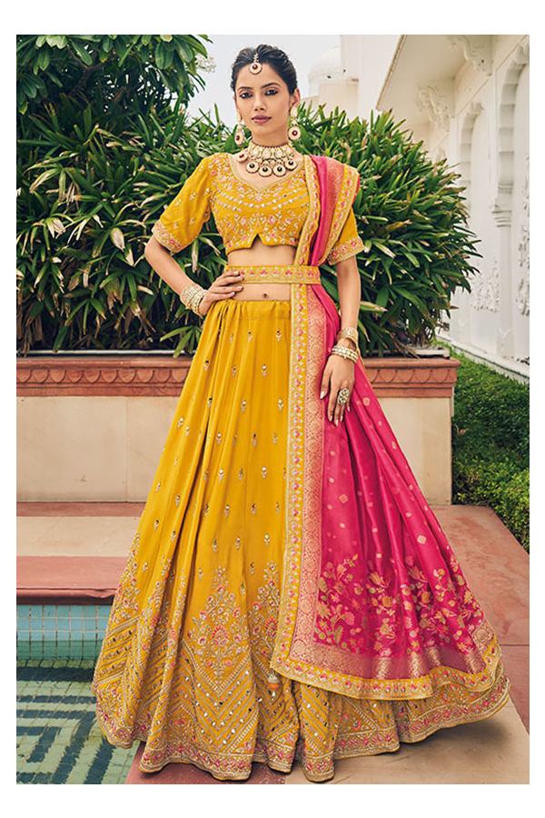 Designer Pink Net Fabric Dori Work Lehenga Choli with Pink Choli for  Wedding | Indian Cloth Store - Lehenga