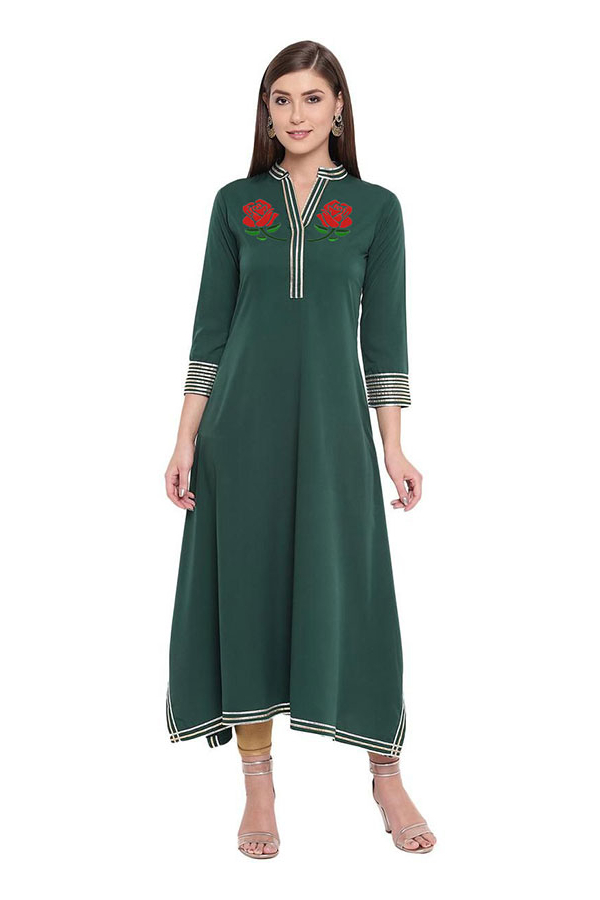 Buy Yellow Dots Green Color Cotton Kurti With Leggings For Girls at  Amazon.in-mncb.edu.vn