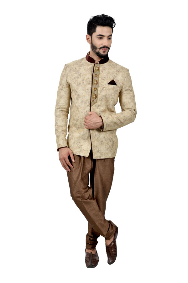 Printed jodhpuri clearance suits