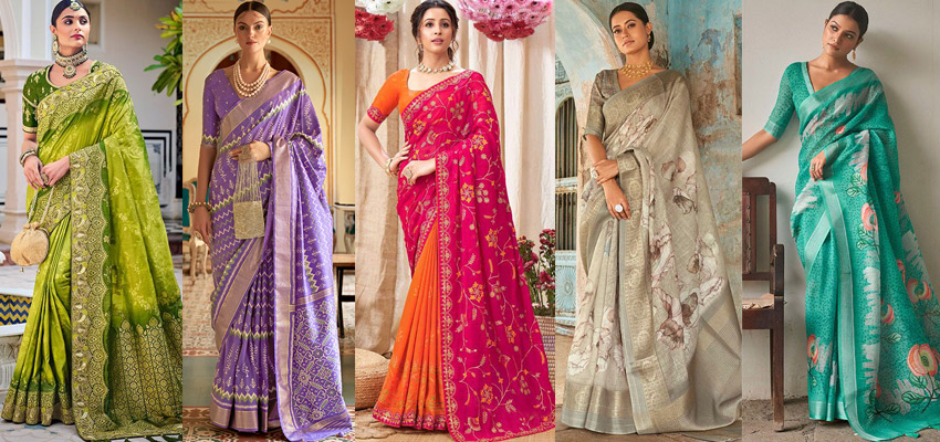 Fancy saree outlet style