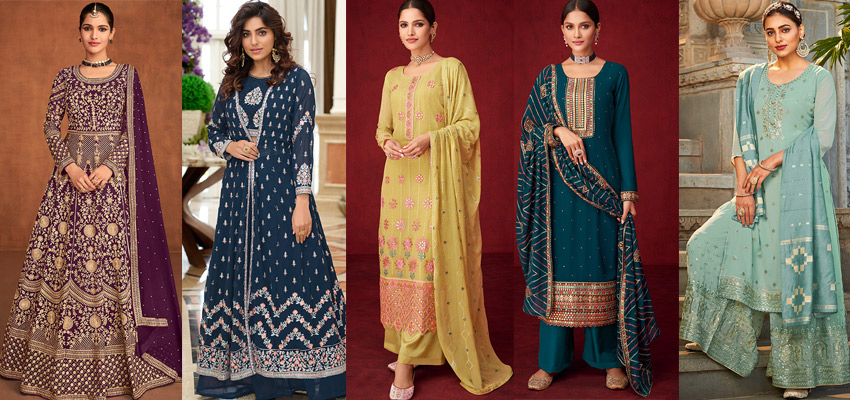 Varsha Ehrum Dinaz Designer Cotton Salwar Kameez - Best Salwar suits